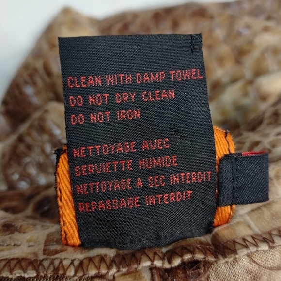 Nelli Women's Brown Animal Print Pants Size Large L - Picture 11 of 12